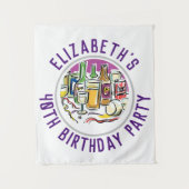 40歳の誕生日記念タペストリー お祝い タペストリー (正面)