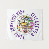 40歳の誕生日記念タペストリー お祝い タペストリー (正面(横))