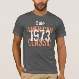 40歳の誕生日贈答品1973年アメリカのクラシックV204 Tシャツ
