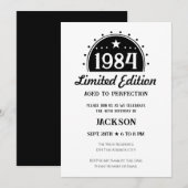 40歳の誕生日限定版招待状 招待状 (正面/裏面)