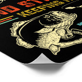 40歳の誕生日魚釣り40フィッシャーマンメンズプー ポスター (角)