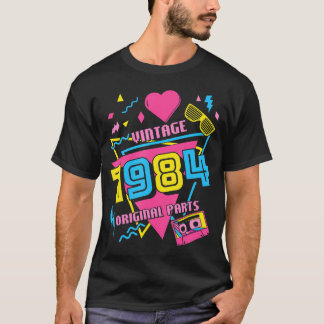 40歳の誕生日1984 80年代の私は80年代が大好き Tシャツ
