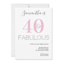 40歳の誕生日40と素晴らしいピンクのパーティー