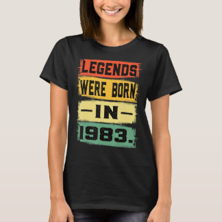 40歳の誕生日40年の伝説は1983生まれ年にあった Tシャツ