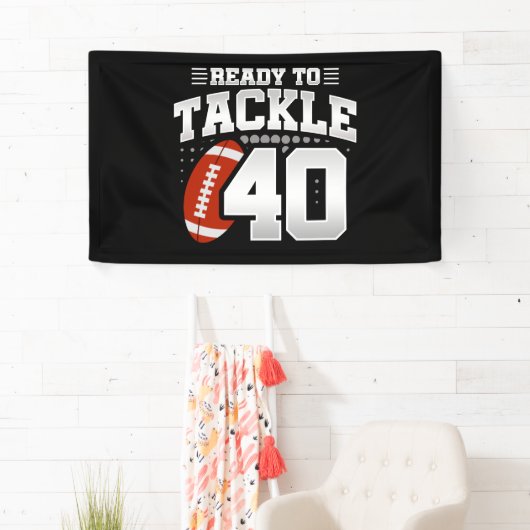 40歳の誕生日40年カップルの記念日に取り組む 横断幕 (インサイチュ)