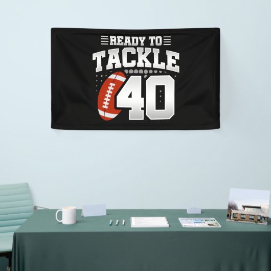 40歳の誕生日40年カップルの記念日に取り組む 横断幕 (トレードショー)