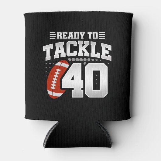 40歳の誕生日40年カップルの記念日に取り組む 缶クーラー (正面)