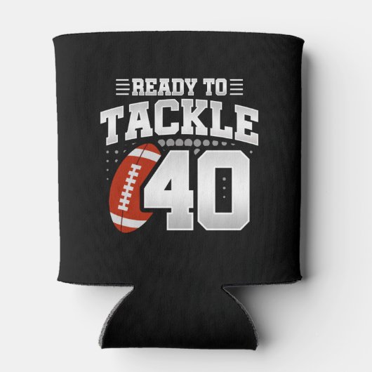 40歳の誕生日40年カップルの記念日に取り組む 缶クーラー (裏面)