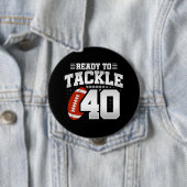 40歳の誕生日40年カップルの記念日に取り組む 缶バッジ (インサイチュ)