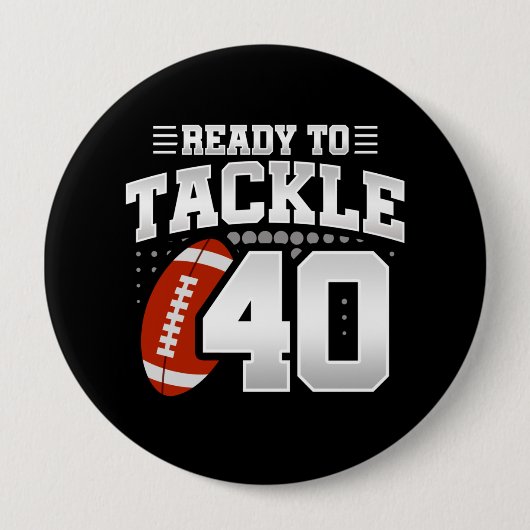 40歳の誕生日40年カップルの記念日に取り組む 缶バッジ (正面)