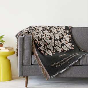 40歳の誕生日40私たちがあなたを愛する理由 スローブランケット