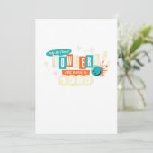 40歳の誕生日 おもしろい ボウリング 1980 レトロ ヴィンテージ 招待状 (スタンド正面)