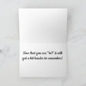 ***40歳の誕生日***この電話を覚えてる? カード (内部)