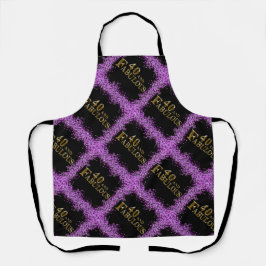 40歳の誕生日 エプロン