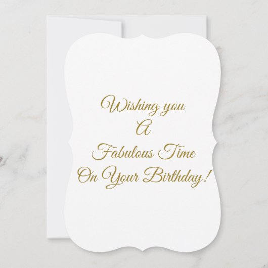 40歳の誕生日 カード (裏面)