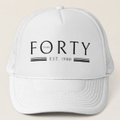 40歳の誕生日 キャップ (正面)
