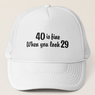 40歳の誕生日 キャップ