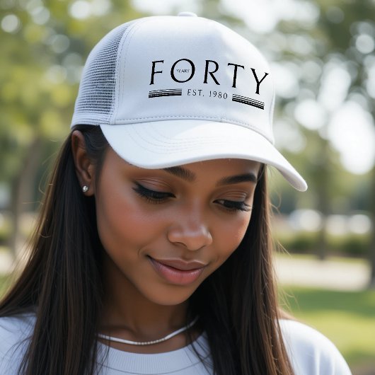 40歳の誕生日 キャップ