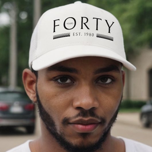 40歳の誕生日 キャップ