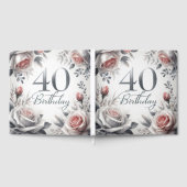 40歳の誕生日 ゲストブック (全面)