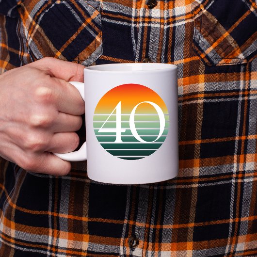 40歳の誕生日 コーヒーマグカップ