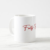 40歳の誕生日 コーヒーマグカップ (正面左)