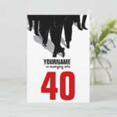 40歳の誕生日 スウィンガーズ・ラット・パック・パーティ 招待状 (スタンド正面)