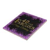 40歳の誕生日 タイル (側面)