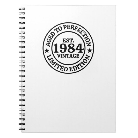 40歳の誕生日 ノートブック (正面)