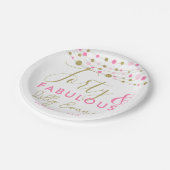 40歳の誕生日、パーティープレート、カスタム紙プレート ペーパープレート