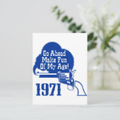 40歳の誕生日 ポストカード (スタンド正面)