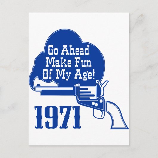 40歳の誕生日 ポストカード (正面)