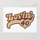 40歳の誕生日 ポストカード (正面)