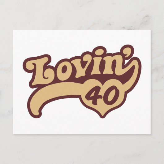 40歳の誕生日 ポストカード (正面)