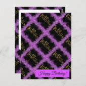 40歳の誕生日 ポストカード (正面/裏面)