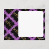 40歳の誕生日 ポストカード (裏面)