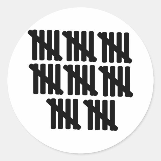 40歳の誕生日 ラウンドシール (正面)