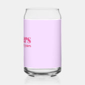 40歳の誕生日、レトロパープル&ピンク「応援40」 ガラス缶 (左)