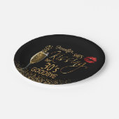 40歳の誕生日 – 彼女はキスをする30歳の別れ ペーパープレート (アングル)