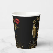 40歳の誕生日 – 彼女はキスをする30歳の別れ 紙コップ (左)