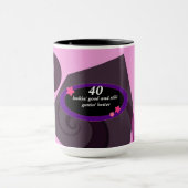 40歳の誕生日 星と月 マグカップ (中央)