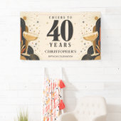 40歳の誕生日 横断幕 (インサイチュ)
