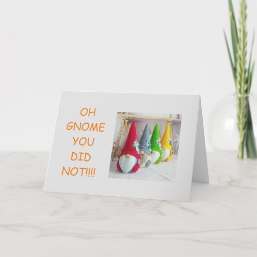 **40歳の誕生日**混乱した格言!カード カード (正面)