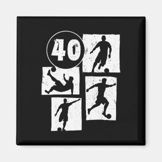 40歳の誕生日 男性 女性 サッカー選手 フットボール 40 マグネット