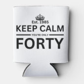 40歳の誕生日 缶クーラー (正面)