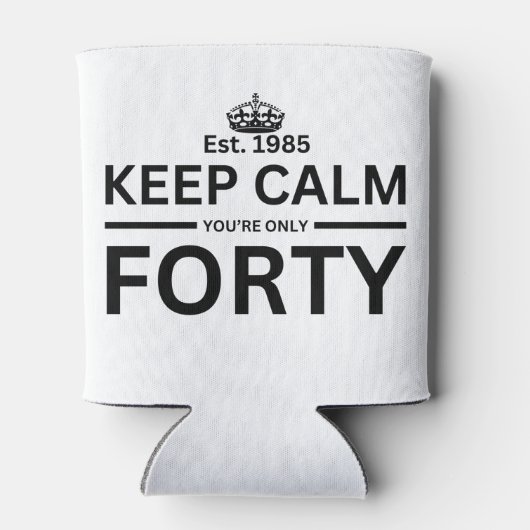 40歳の誕生日 缶クーラー (裏面)