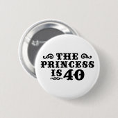 40歳の誕生日 缶バッジ (正面&裏面)