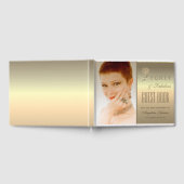 40歳の誕生日 金色 ゲストブック (全面)