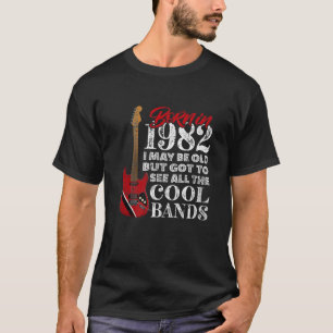 40歳の誕生日 – 1982生まれ年、エレキギターI R Tシャツ