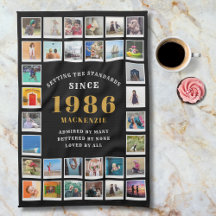 40歳の誕生日 1986年 家族の思い出フォトコラージュ